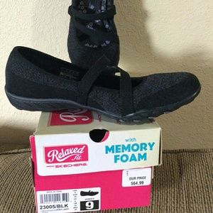 Sketchers Black "Lucky Lady" slip on